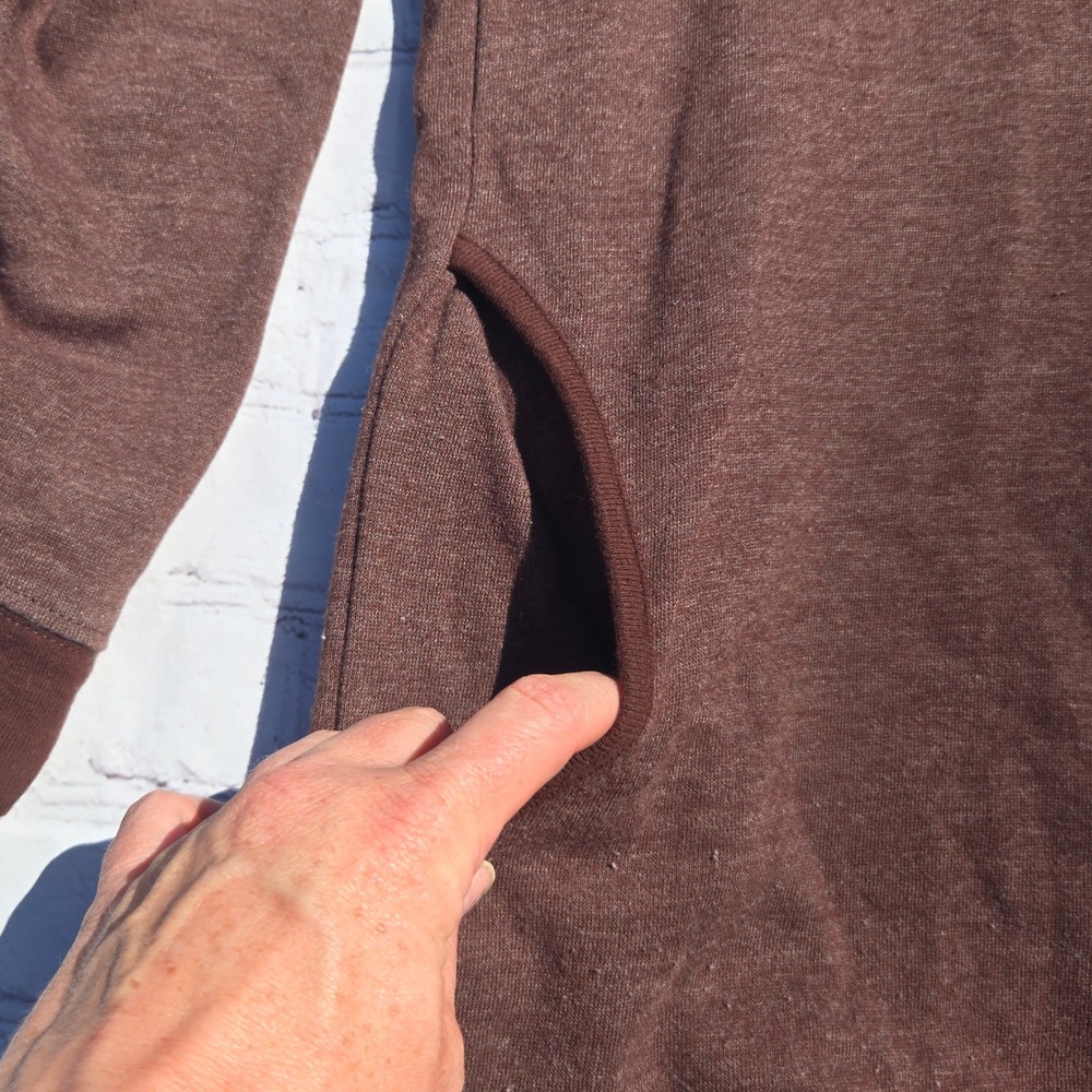 Natural Life Comfy Pocket sweatshirt Do it for you brown size xxl bobho cozy - Picture 4 of 6